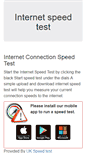 Mobile Screenshot of netspeedtester.com